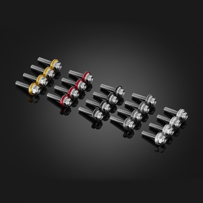 Stainless Bolts Set for Windshield Bikers Kawasaki Z650 2020 2021 2022