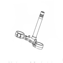 Under Bracket Front Forks Yamaha YZF R15 / R15M 2017/2023