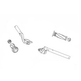 Guidon Partie Gauche Yamaha YZF R15 / R15M BK6-F6121-00