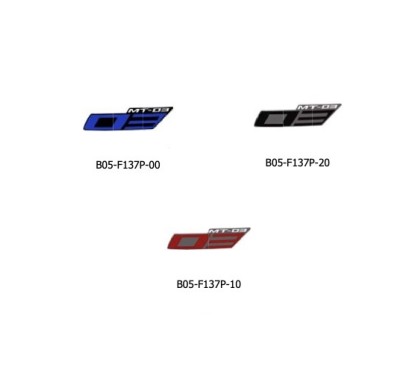 Mark Scoop Guide Air Right Yamaha MT-03 B9A-F137P