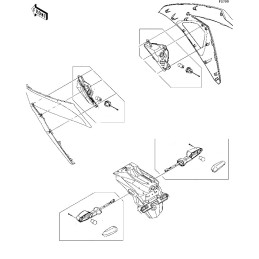 Clignotant Kawasaki Ninja 300