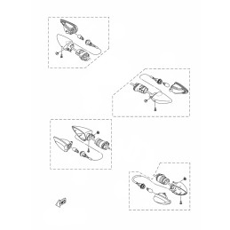 Clignotant Avant Droit Yamaha YZF R15 / R15M BDJ-H3320-00