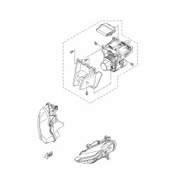 Couvre Phare Avant Yamaha YZF R15 / R15M BCW-F838E-00