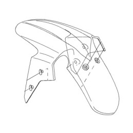 Garde Boue Avant Kawasaki Ninja 250R