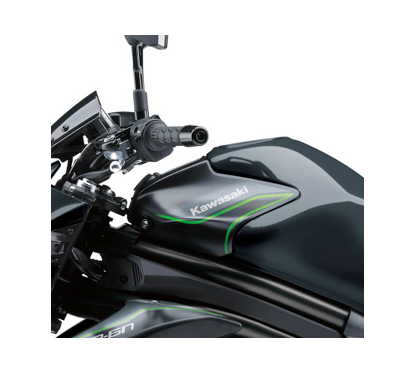 Pattern Left Tank Cover 2016 Kawasaki ER6N 650 GRAY