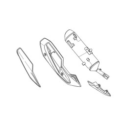 Protector Muffler Upper Honda Forza 350 2021 18319-K1B-T00