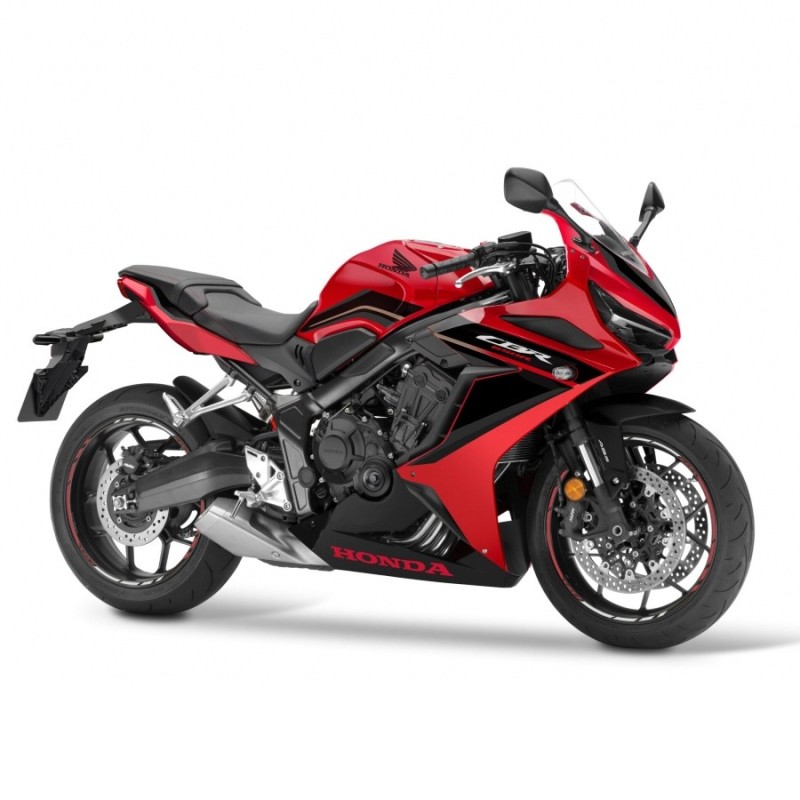 Kit Autocollants Honda CBR650R Rouge 2023 Kit Autocollants Honda CBR650R Rouge 2023