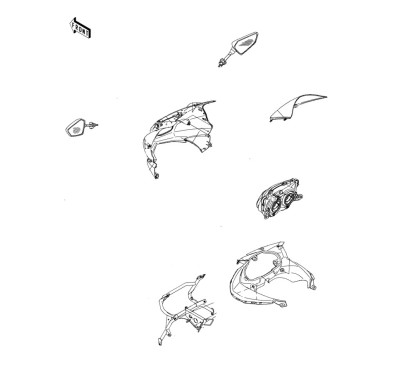 Carénage Face Avant Kawasaki Ninja 250R