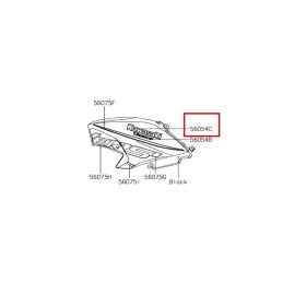Sticker Emblem KAWASAKI Cover Tank Versys 650 2017 56054-2224