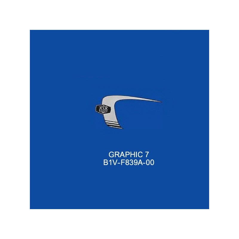 Logo Carénage Reservoir Gauche Yamaha XSR 155 Bleu Mat 2022