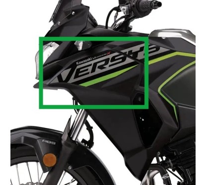 Mark Cowling Side Left Kawasaki Versys-X 300 Gray 2019 56075-7597
