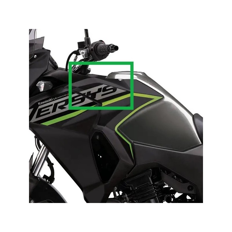 Mark Cowling Tank Left Upper Kawasaki Versys-X 300 Gray 2019