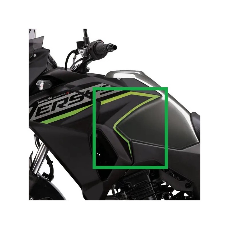 Autocollant Carénage Reservoir Gauche Inférieur Kawasaki Versys-X 300 Gris 2019