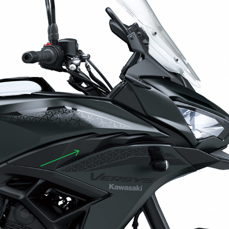 Carénage Flanc Milieu Droit Kawasaki Versys 650 2022/2025 Carénage Flanc Milieu Droit Kawasaki Versys 650 2022/2025