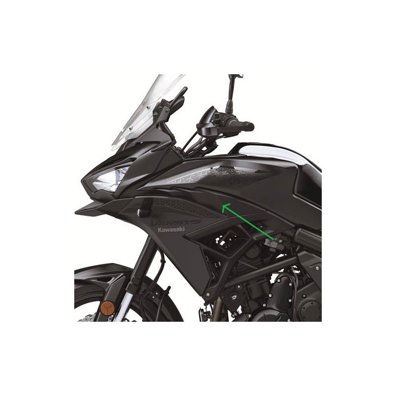 Carénage Flanc Milieu Gauche Kawasaki Versys 650 2022/2025 Carénage Flanc Milieu Gauche Kawasaki Versys 650 2022/2025