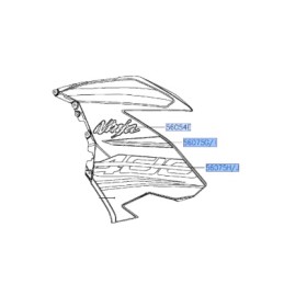 Set Patterns Cowling Front Left Side Upper Kawasaki Ninja 400 KRT 2018 2019