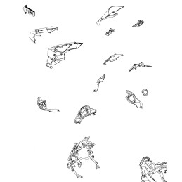 Cowling Headlight Lower Kawasaki Versys 650 2022/2025