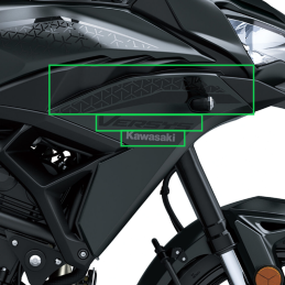 Kit Autocollants Carénage Flanc Avant Droit Kawasaki Versys 650