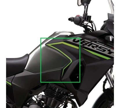 Mark Cowling Tank Right Lower Kawasaki Versys-X 300 Gray 2019 56075-7600