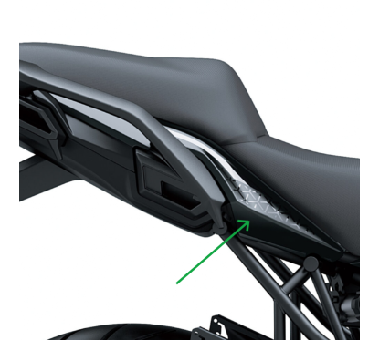 Carénage Flanc Arrière Droit Kawasaki Versys 650 36041-0002-739