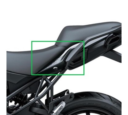 Autocollant Carénage Flanc Arrière Gauche Kawasaki Versys 650 56076-4082