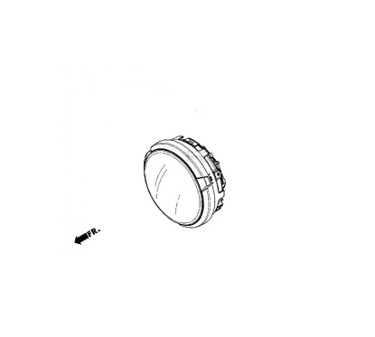 Phare Avant Honda CL500 2023 2024