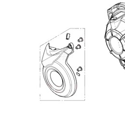 Guard Cover Crankcase Right Honda CL500 2023 2024