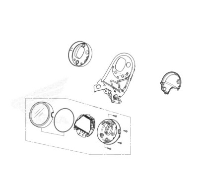 Couvre Compteur Inférieur Honda CL500 2023 2024