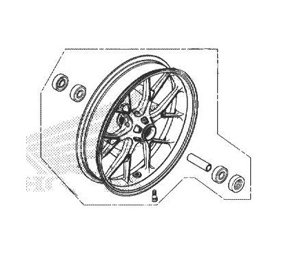 Front Wheel Honda CL500 2023 2024