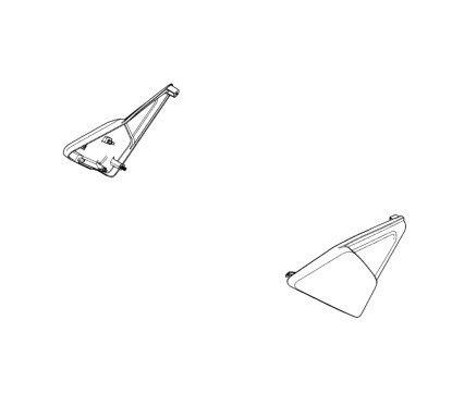 Center Left Cover Honda CL500 2023 2024