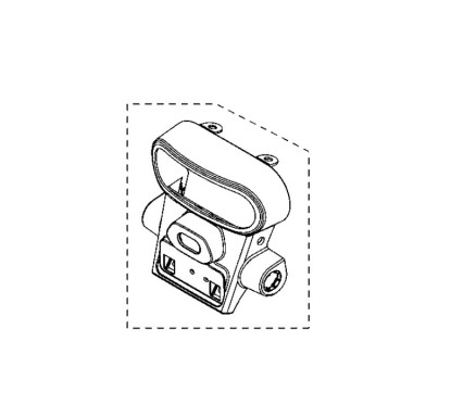 Couvre Contour Phare Arrière Honda CL500 2023 2024 80120-K3S-JA0