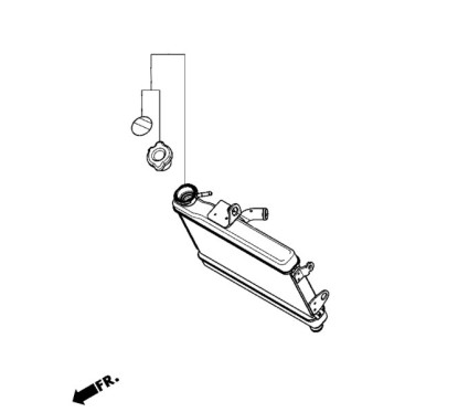 Radiateur Honda CL500 2023 2024 19010-MLP-TA1