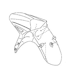 Front Fender Kawasaki Versys 650 2015/2021