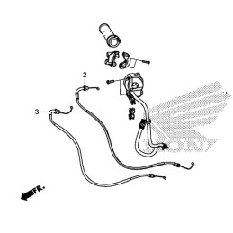 Cable Accélérateur B Inférieur Honda CB650R 2019 2020