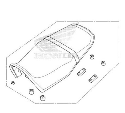 Seat Double Honda MSX GROM 125 2023 2024