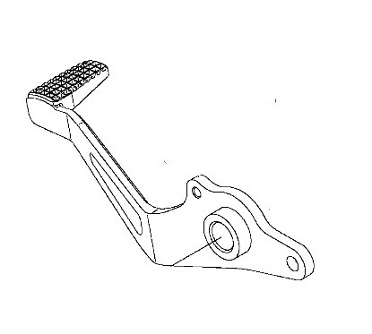 Brake Pedal Kawasaki Versys 650 2015/2025
