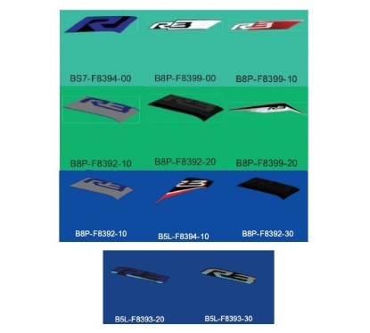 Sticker Front Cowling Right Yamaha YZF R3 B8P-F8399