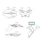 Autocollant Carénage Flanc Avant Droit Kawasaki Versys 650 VERT 2024