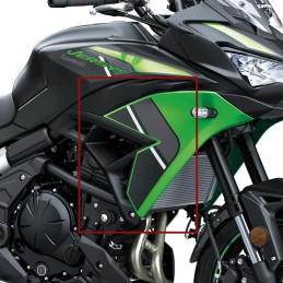Autocollant Carénage Flanc Avant Droit Kawasaki Versys 650 VERT 2024