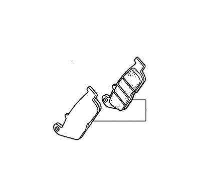 Front Brake Pad Set Honda CB300F