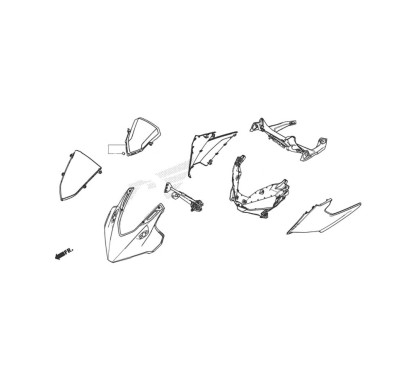 Visière Compteur Honda CBR500R 2024 2025