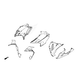 Front Cowling Left Honda CBR500R 2024 2025 64351-MLR-D00ZB