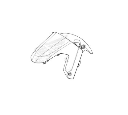 Front Fender Honda NX500X 2024 2025