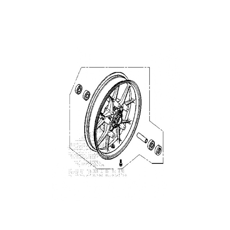 Front Wheel Honda NX500 2024 2025