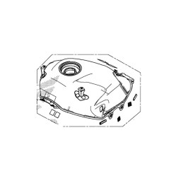 Reservoir Essence Honda NX500 2024 2025 17500-MJW-DK0