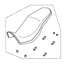 Seat Double Honda CB500X 2019 2020 2021