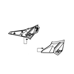 Carénage Centre Gauche Honda NX500 2024 2025 83600-MLR-D80