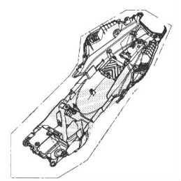 Rear Fender Inner Honda NX500X 2024 2025