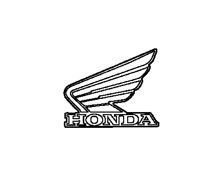 Emblème Carénage Avant Gauche Honda NX500 2024 2025 86202-MLR-D80ZB