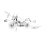 Pattern Cowling Front Right Honda NX500 2024 2025